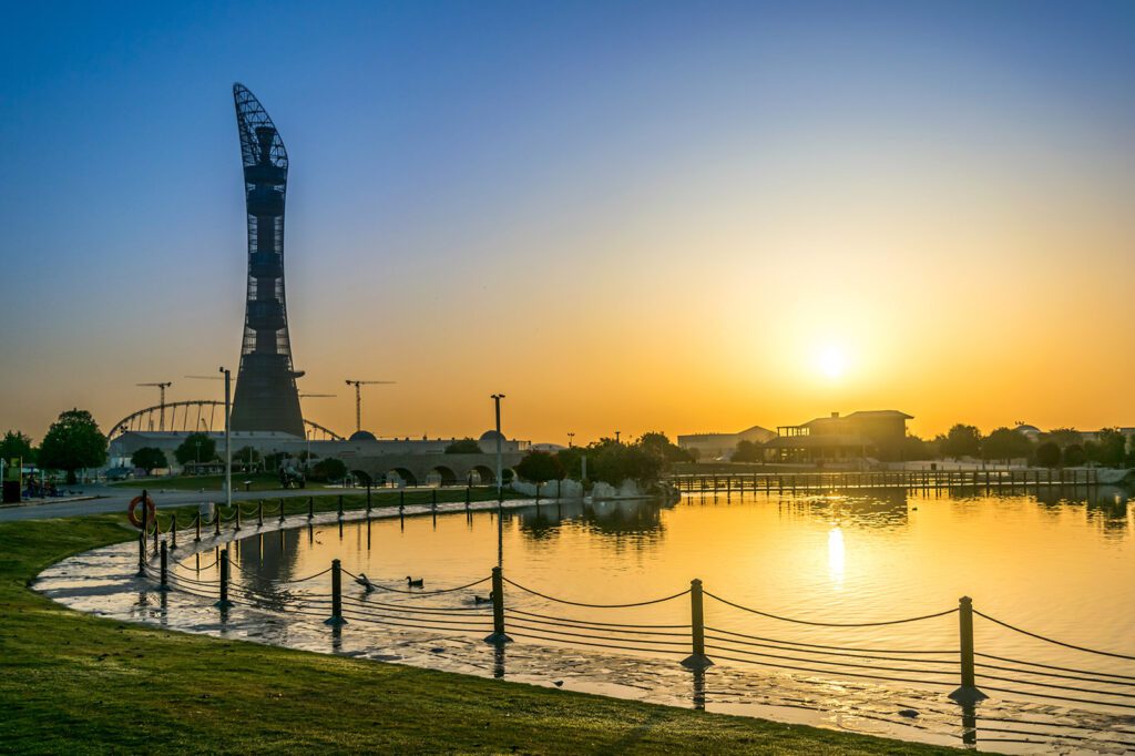 حديقة اسباير من أماكن ترفيهية في قطر الجميلة